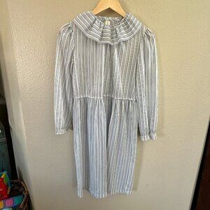 Vintage Blue‎ and White Dress